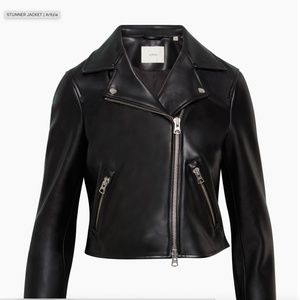 Aritzia Wilfred Vegan Stunner Moto Jacket - XS